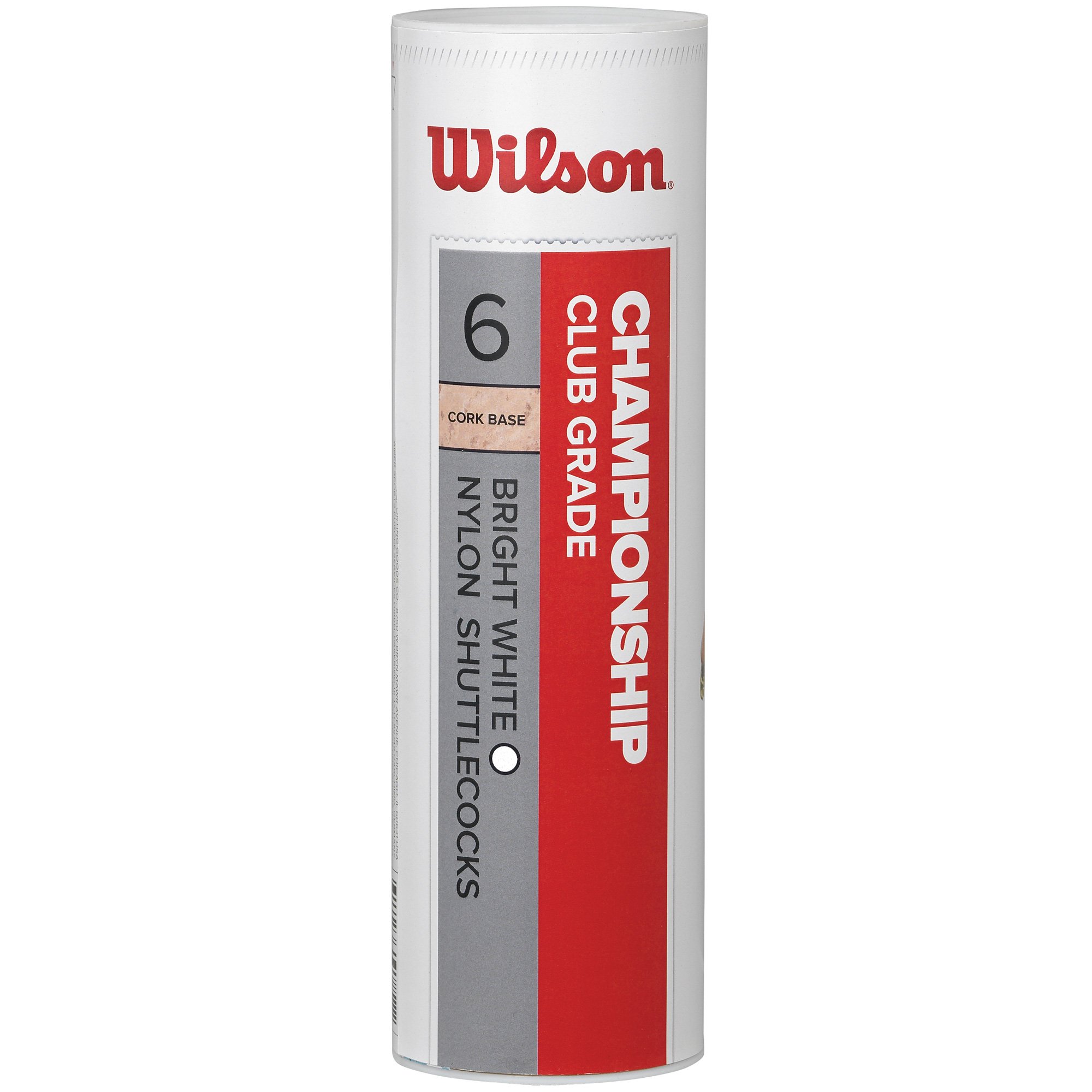 Wilson Unisex Badminton Shuttlecocks Championship Shuttle (Tube Of